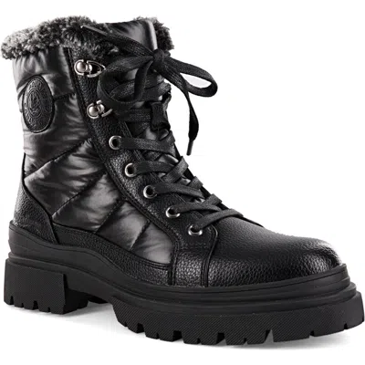 Aquatherm By Santana Canada Ruby Waterproof Faux Fur Boot In Black