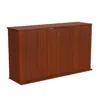 Aquatic Fundamentals 55 Gallon Serene Cherry Upright Aquarium Stand In Brown