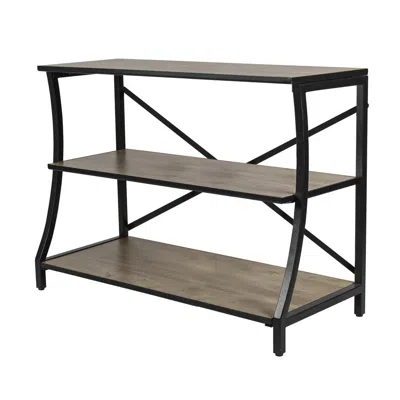 Aquatic Fundamentals Kyndall Laine Home 40/55 Gallon 3-tier Aquarium Stand, Swerved Front Leg In Gray