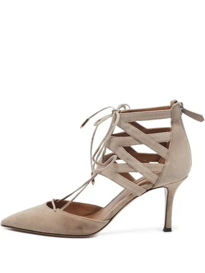 Pre-owned Aquazzura 105mm Belgravia Pumps
