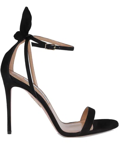 Aquazzura 105mm Bow-embellished Pumps In Black