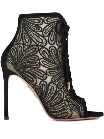 Aquazzura 105mm Chantilly Pumps In Black