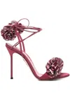 Aquazzura 105mm Cherry Kiss Sandals In Pink