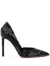 Aquazzura 105mm La Nuit Pumps In Black