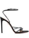Aquazzura Embellished Fabric Mistica Sandals