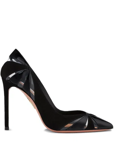 Aquazzura 105mm Puzzle Pumps In Black