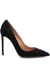 Aquazzura Purist 105 Rhinestone Embellished Pumps In Black