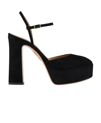 AQUAZZURA AQUAZZURA GROOVE HIGH-HEELED PUMPS