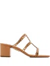 Aquazzura 50mm Tequila Crystal-embellished Block-heel Sandals