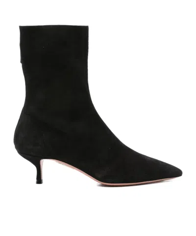 AQUAZZURA AQUAZZURA MONTMARTRE POINTED TOE ANKLE BOOTS