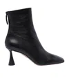 Aquazzura Woman Ankle Boots Black Size 7.5 Leather In Black