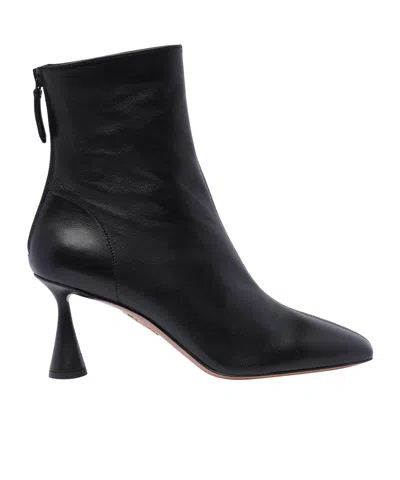 AQUAZZURA AQUAZZURA POINTED-TOE BACK-ZIP BOOTS