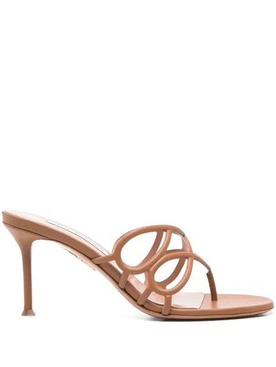 AQUAZZURA 75MM INFINITO SANDALS