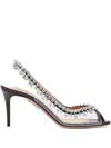 Aquazzura 75mm Temptation Pumps In Black