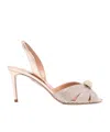 Aquazzura 80mm Crystal-embellished Pumps In Nude