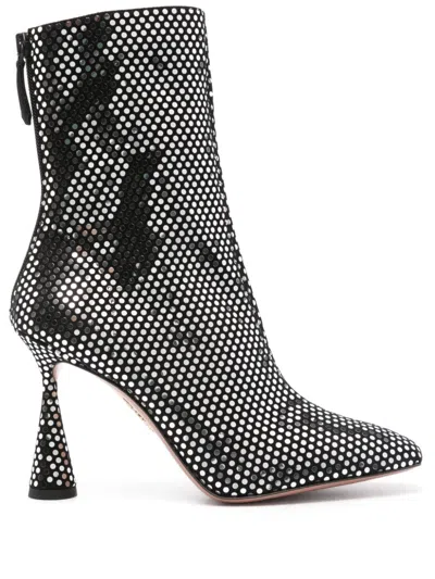 AQUAZZURA 85MM AMORE BOOTS