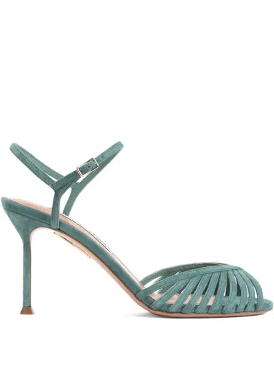 AQUAZZURA 85MM HOLD ME CUT-OUT HEELED SANDALS