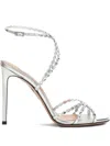 Aquazzura 85mm Love Struck Crystal-embellished Sandals