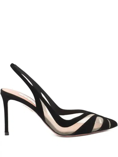 AQUAZZURA LUNE PUMPS 85MM