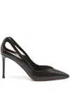 Aquazzura Sheeva Pumps 85mm In Brown