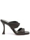 Aquazzura 95mm Twist Sandals In 褐色