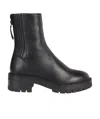 Aquazzura Womens Black Saint Honore Platform-sole Leather-blend Ankle Boots In Multi