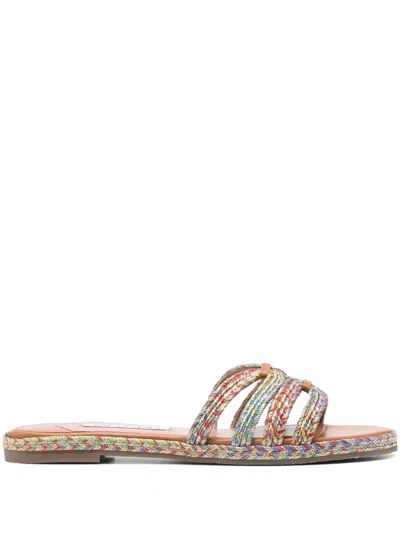AQUAZZURA ALMOND-TOE SLIDES