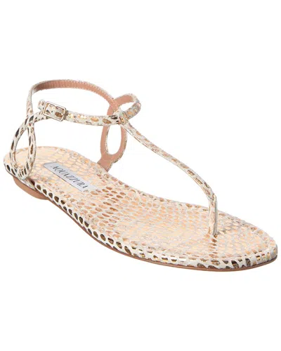 Aquazzura Almost Bare Leather Sandal In Multi