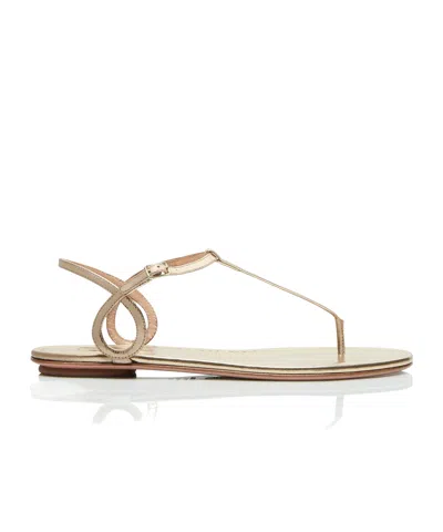 AQUAZZURA AQUAZZURA BUCKLE DETAILED OPEN TOE SANDALS