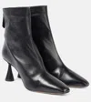 Aquazzura Woman Ankle Boots Black Size 7.5 Leather In Black