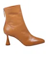 Aquazzura Amore Pointed-toe Back-zip Boots In Brown
