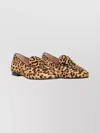 Aquazzura Leopard-print Glove Slipper Shoes In Animal Print