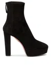 Aquazzura Saint Honore 120 Platform Suede Boots