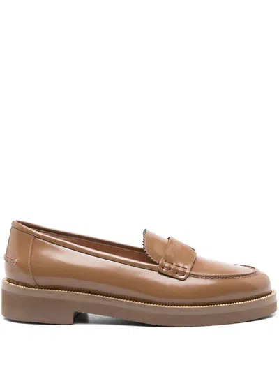 Aquazzura Aqua Loafer In Brown
