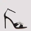 Aquazzura Margarita 110mm Crystal-embellished Sandals In Black