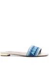 Aquazzura Aqz Beads Slides In White
