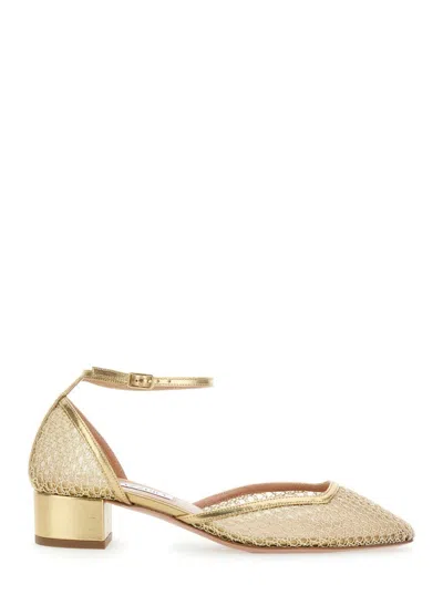 Aquazzura Ashia Mesh 35 Pump In Grey
