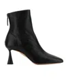 Aquazzura Woman Ankle Boots Black Size 7.5 Leather In Black