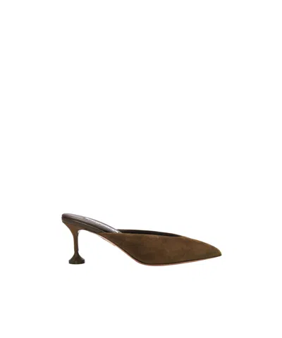 Aquazzura Backless Mules In Multi