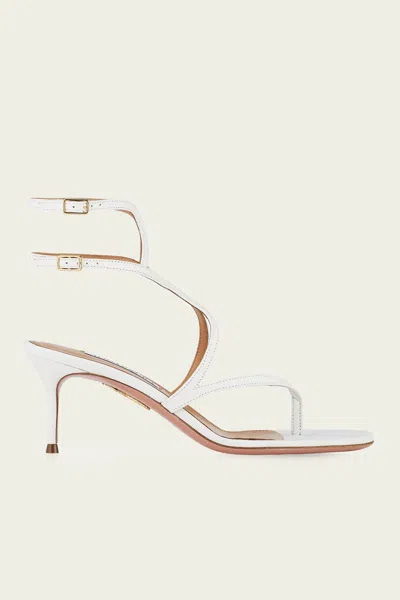 Aquazzura Baia Sandal 65 In White