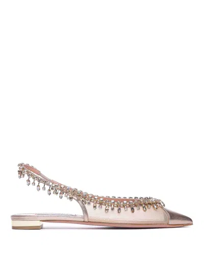 Aquazzura Bailarinas - Color Carne Y Neutral