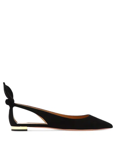 Aquazzura Ballerinas In Black