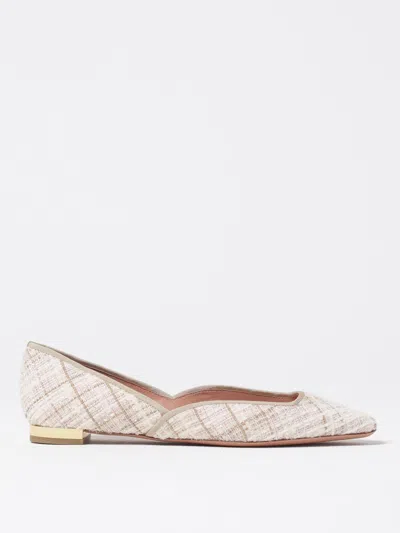 AQUAZZURA BALLET FLATS AQUAZZURA WOMAN COLOR BEIGE,G44898022