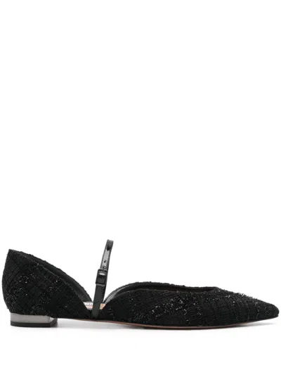 Aquazzura Women's Bellezza Ballet Flats In Black