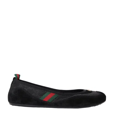 Aquazzura Black Ballet Flats