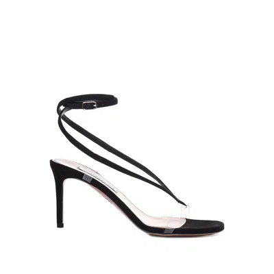 AQUAZZURA AQUAZZURA BLACK CALFSKIN HIGH HEEL WOMEN'S PUMPS