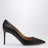 Aquazzura Purist 85 Nappa Leather Pumps In Black
