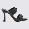 Aquazzura Strapped Open Toe Mules In Black