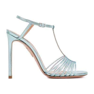 Aquazzura Blue Amore Mio Sandals