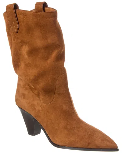 AQUAZZURA AQUAZZURA BOOGIE SUEDE COWBOY BOOTIE